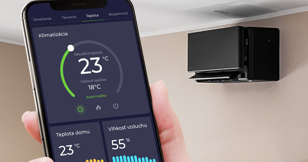 Smart klimatizácia - aplikácia Nidum