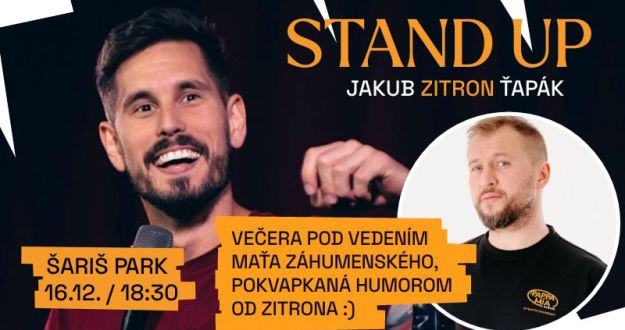 Stand-up Zitron + Degustačka od Maťa Stand-up Zitron + Degustačka od Maťa