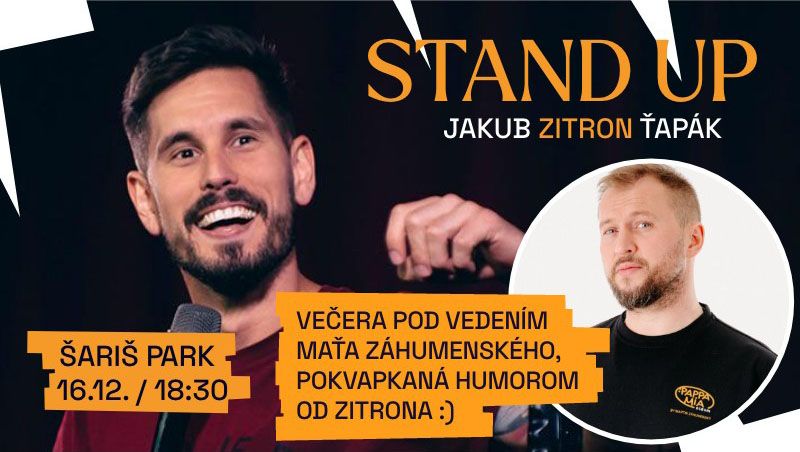 Stand-up Zitron + Degustačka od Maťa Stand-up Zitron + Degustačka od Maťa